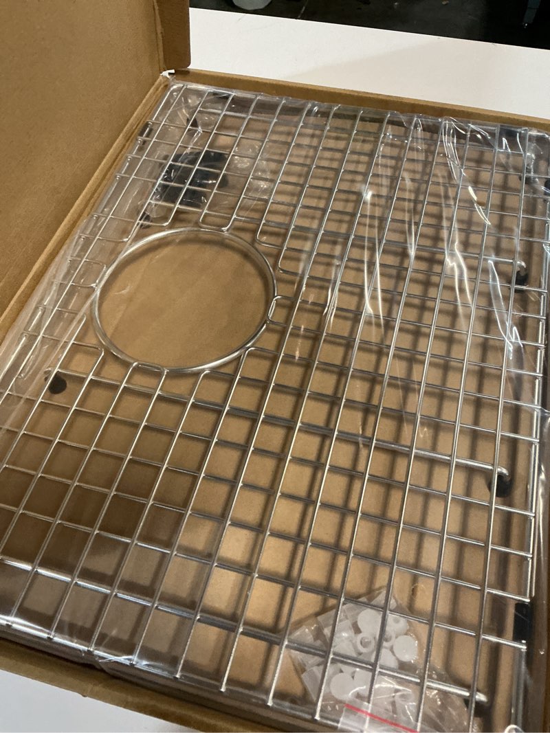 Condition photo showing New/Like New for Serene Valley Sink Grid 19" X 14-1/8", Rear Drain with Corner Radius R 3/8", SVH1914R