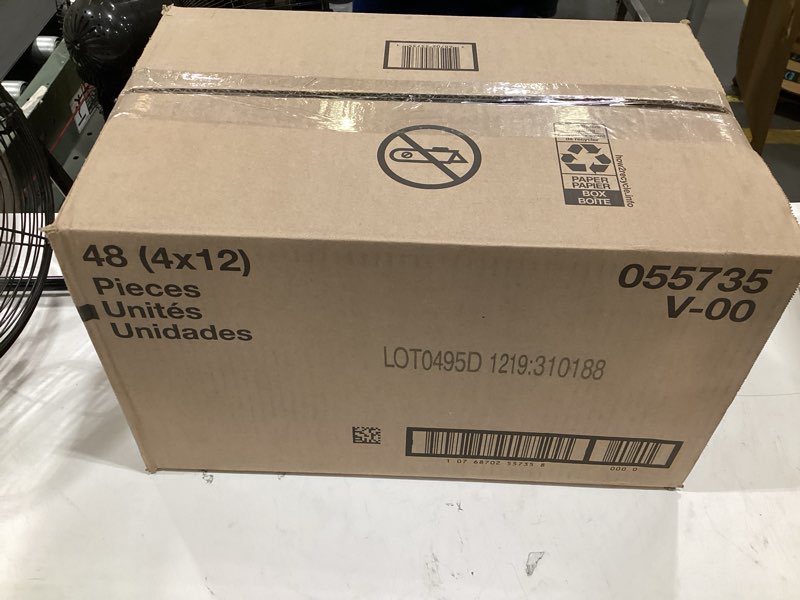Condition photo showing New/Like New for tena men overnight underwear, extra coverage, l/xl, 48 count