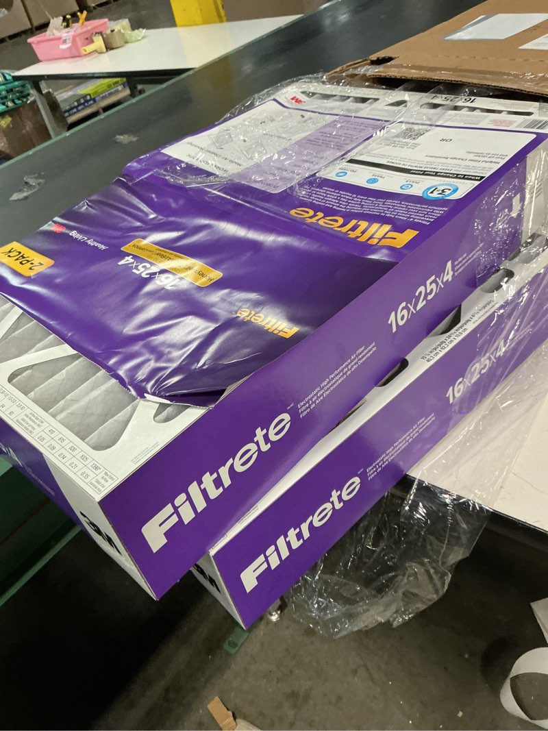 Condition photo showing Good Condition for (2x) filtrete 1550 allergen reduction filter - 16x25x4