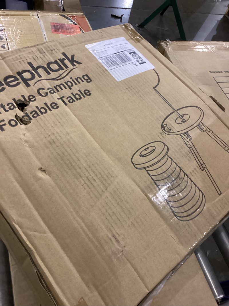 Portable camping foldable table