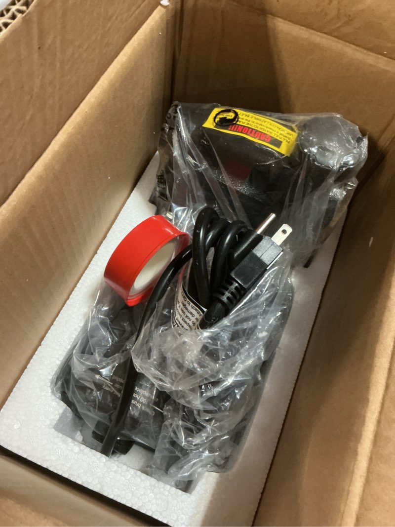 Condition photo showing Good Condition for topway cast iron water transfer pump, 115v 1/2hp 1500 gph portable high pressure electric utility water pump with on/off switch, for garden, rain barrel, pool, pond, hot tub, aquarium draining