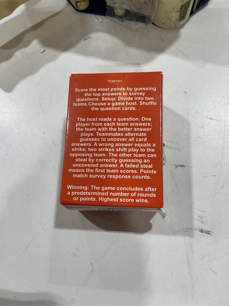 Condition photo showing New/Like New for hoodfued 2 – black family feud-style card game for african-american parties, reunions, and game nights | fun trivia entertainment for adults & teens second edition