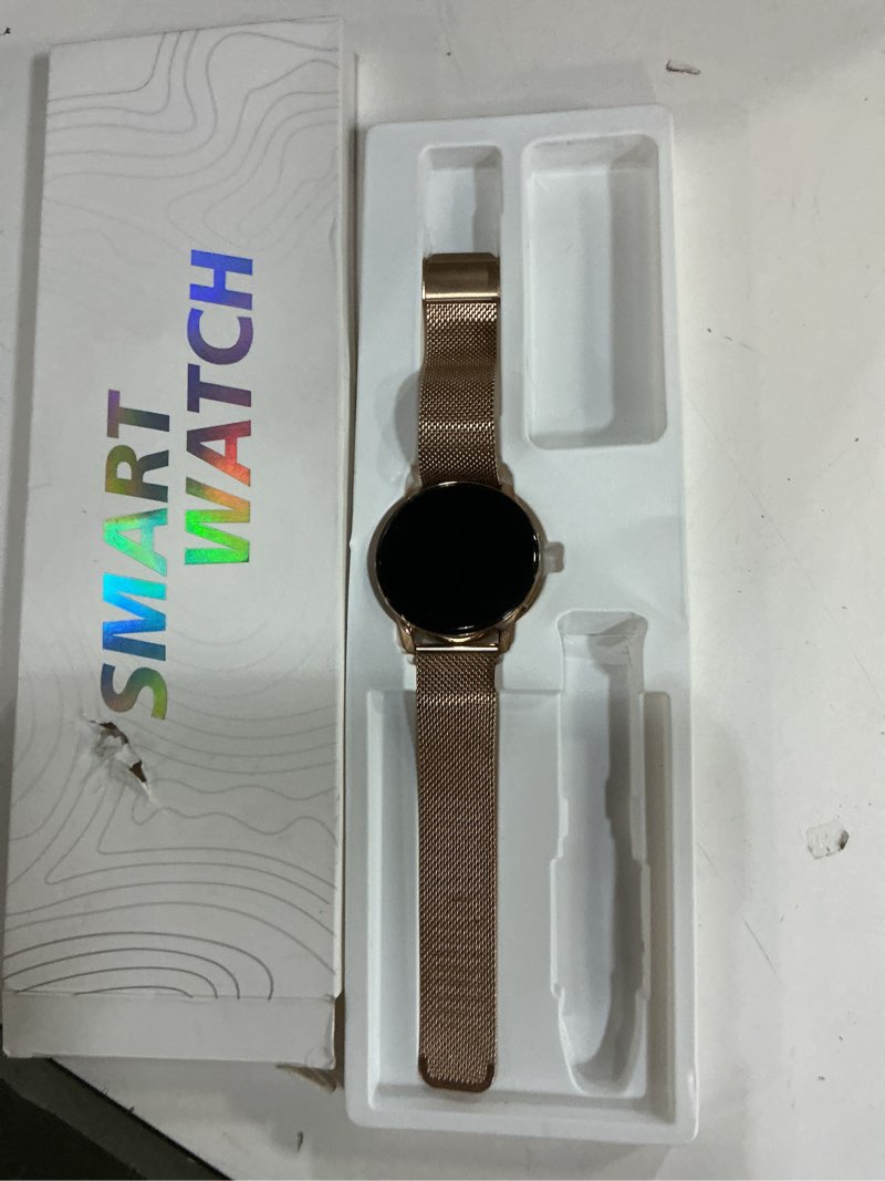 Condition photo showing Good Condition for keeponfit smart watches for women android/iphone, ip68 waterproof fitness tracker with bluetooth calls(answer&make), activity pedometer/heart rate/spo2 monitor/100+ sports model pink