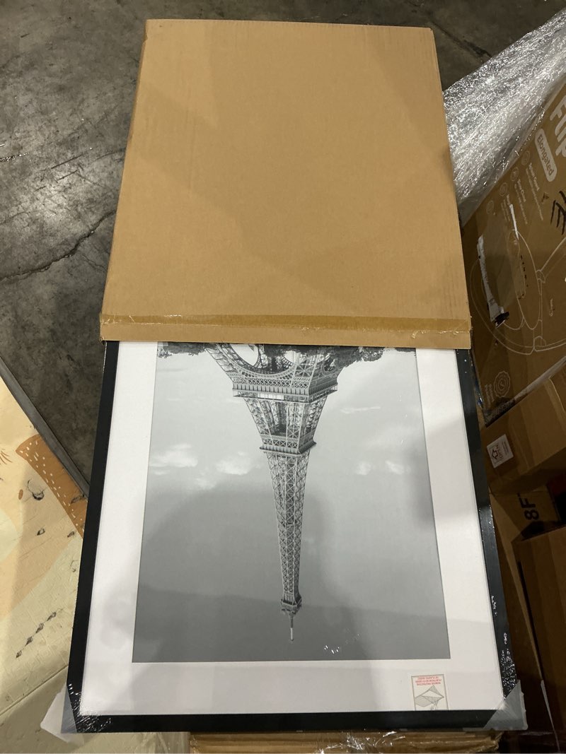 Condition photo showing New/Like New for upsimples 18x22 picture frame, display pictures 14x18 with mat or 18 x 22 without, wall hanging poster frames, black, 1 pack black 18x22