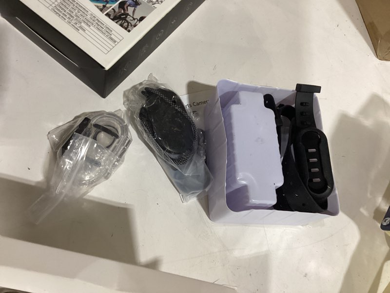 Condition photo showing As Is for dahocamgo 4k mini body camera, 64gb, waterproof, thumb size | action snap cam, pov snapcam, hands free recording, wearable camera, mount anywhere for work, travel, pet walks