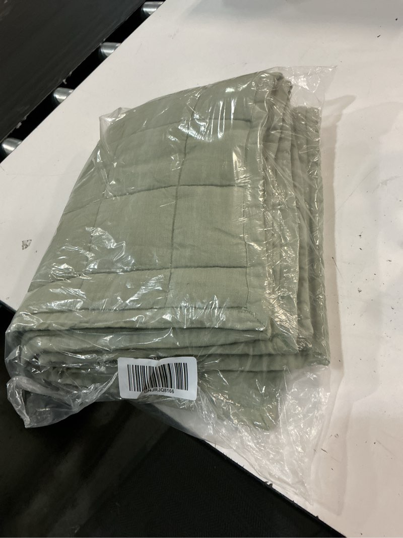 Condition photo showing Good Condition for quince european linen box quilt pillowcase full/queen, willowleaf