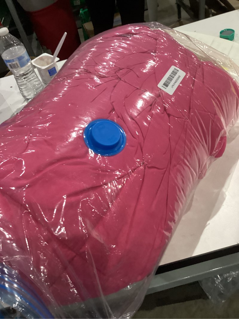Condition photo showing Good Condition for hig 3pc pink queen size comforter set - all season reversible down alternative bedding comforter set - quilted duvet insert with corner tabs - box stitched blanket - breathable, soft, fluffy
