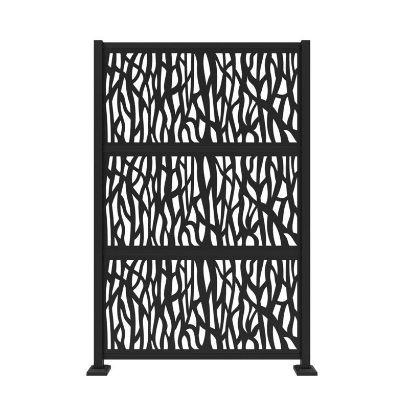  Decorative Screen Panel Frame Kit with 2 ft. x 4 ft. Sprig