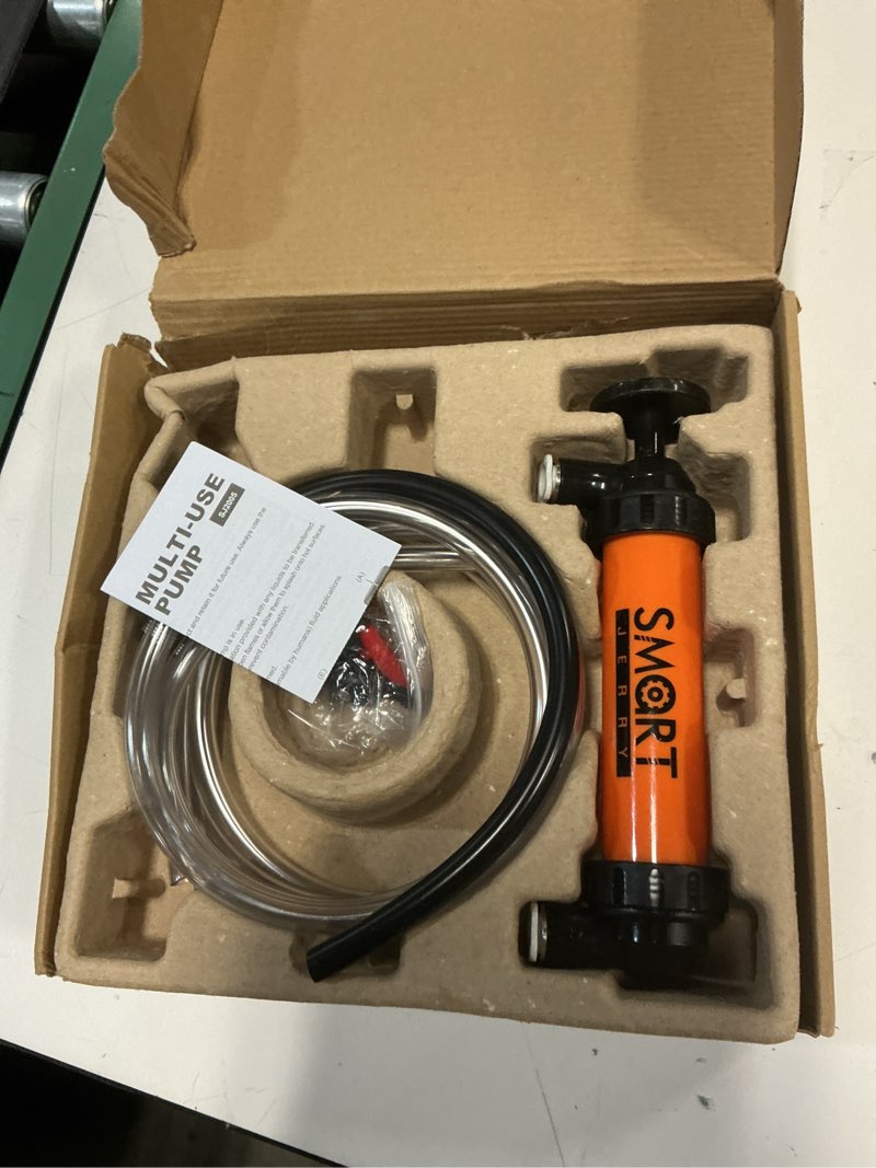 Condition photo showing Good Condition for smart jerry - siphon pump for gasoline, fluid transfer pump automotive, rv antifreeze pump kit, oil transfer pump, hand pump siphon, manual fuel transfer pump, transmission fluid pump, lawn mower pump
