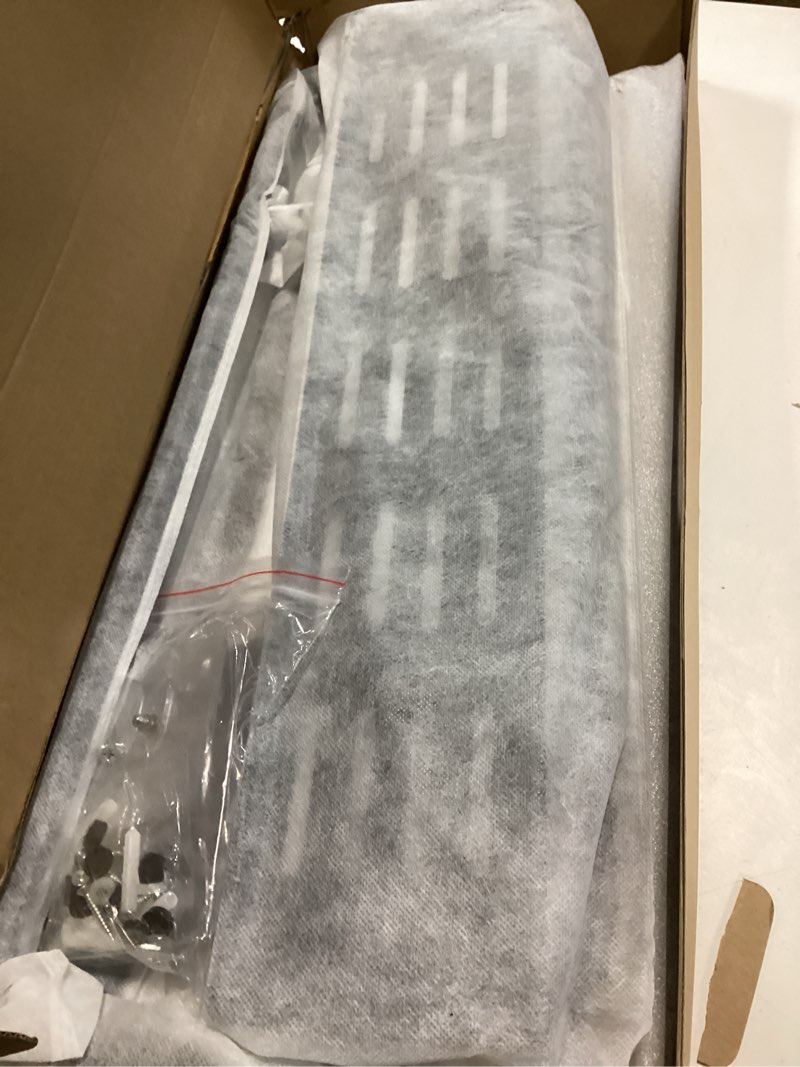 Condition photo showing Good Condition for 22.8Inch Towel Rack for Bathroom and Lavatory Towel Hanger with Wall Mount Towel Bars 304 Stainless Steel No Drill (Collapsible Black Towel Rack with Bathroom Organize Shower Shelves)