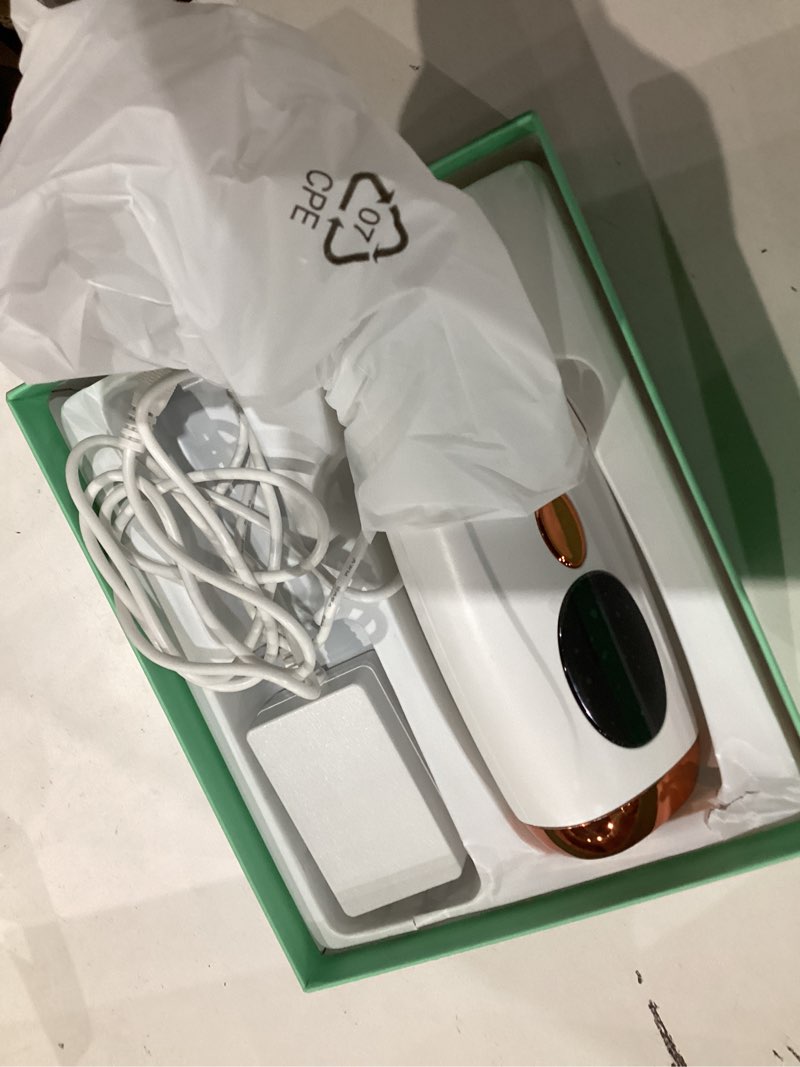 Condition photo showing As Is for IPL Hair Removal,Laser Hair Removal At-Home for Women Men, 999,999 Flashes Permanent Hair Removal Device on Facial Legs Arms Bikini Line