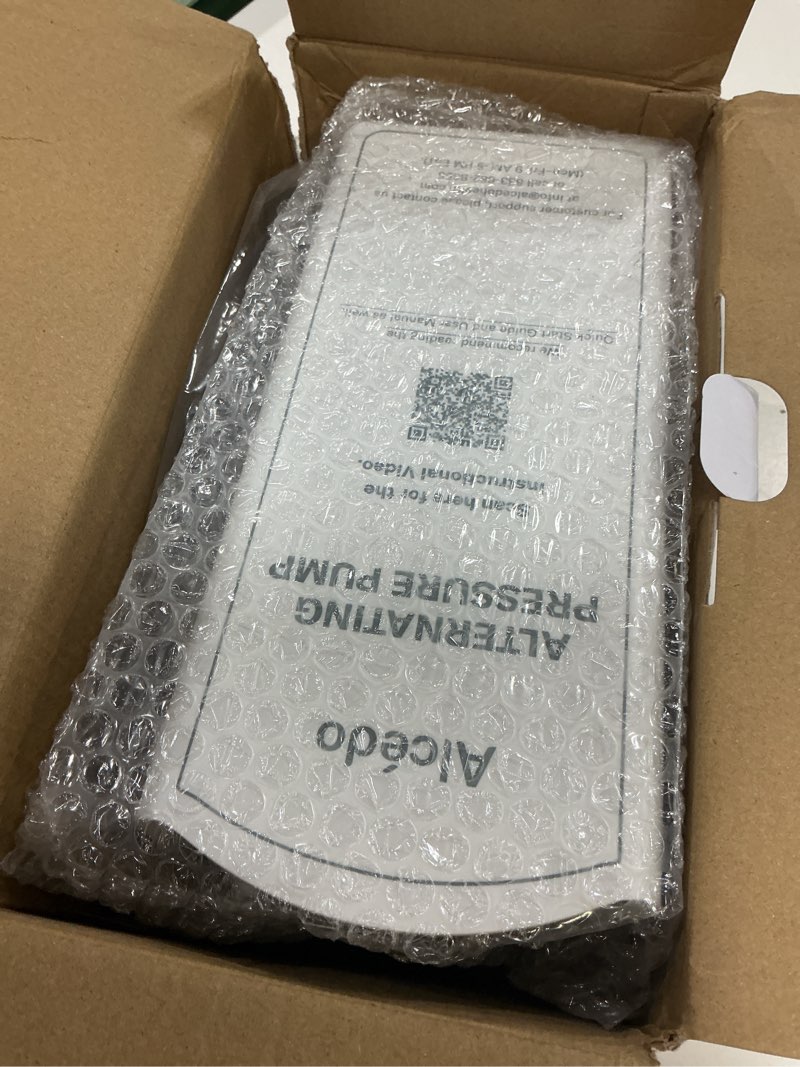 Condition photo showing Good Condition for alcedo alternating air pressure mattress pad for bed sore and ulcer prevention, hospital & home use medical mattress topper for bedridden patient, adjustable ultra quiet pump and waterproof cushion