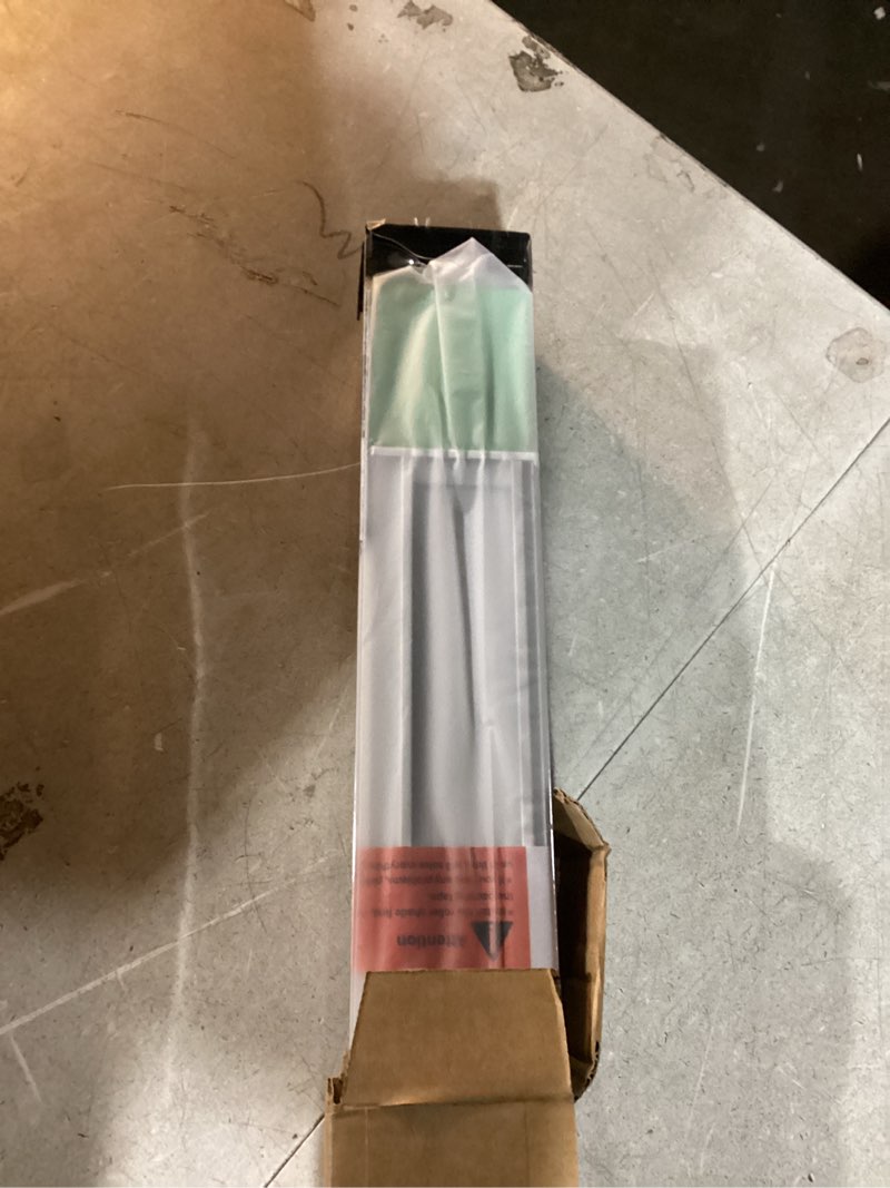 Condition photo showing Good Condition for AOSKY Blackout Roller Shades Cordless Blinds for Windows, Free-Stop Shades with Valance, Thermal Insulated Fabric, UV Protection, Natural Woven Blinds for Home and Office (18" W x 72" H, White) White 18"W x 72"H