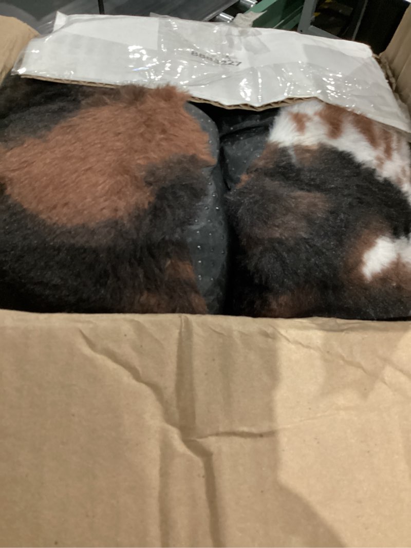 Condition photo showing As Is for Dog Bed Crate Pad Pet Cushion Crate Mat Puppy Bed for Small Dogs Soft Fluffy Kennel Pad for Dog Crate, Anti-Slip Medium