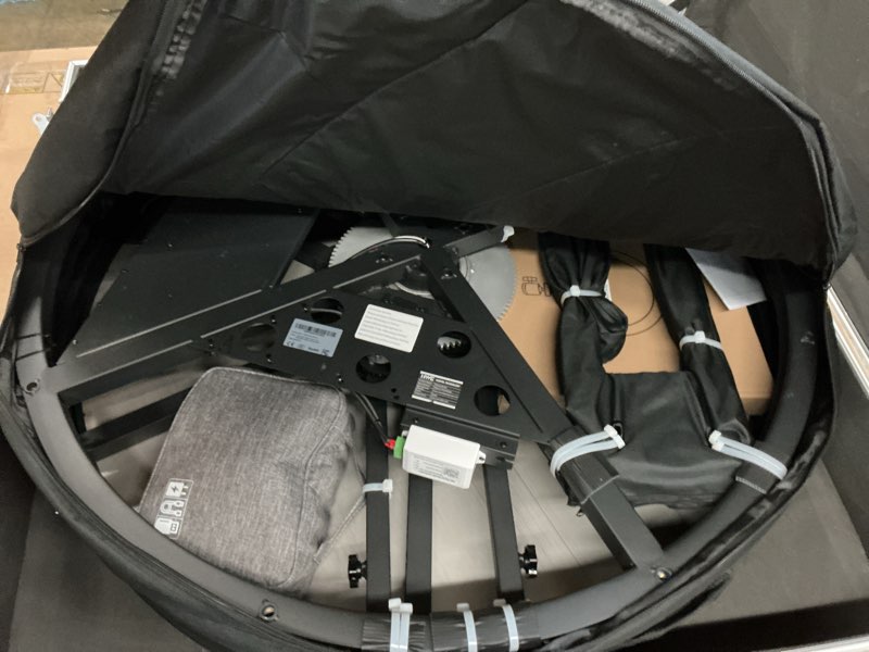 Condition photo showing New/Like New for MWE 360 Photo Booth Machine for Parties with Flight Case,Extra Battery,Logo Customization,Software APP Remote Automatic 360 Spin Camera Booth for 4-5 People (39.4" Glass+Flight Case)