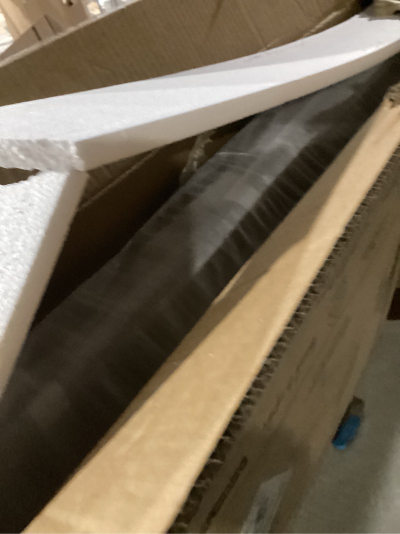 Condition photo showing New/Like New for dream on me aden 4-in-1 convertible mini baby crib in black, greenguard gold & bsa, sustainable pinewood, non-toxic finish, 3 mattress heights, converts to mini day & twin-size bed espresso