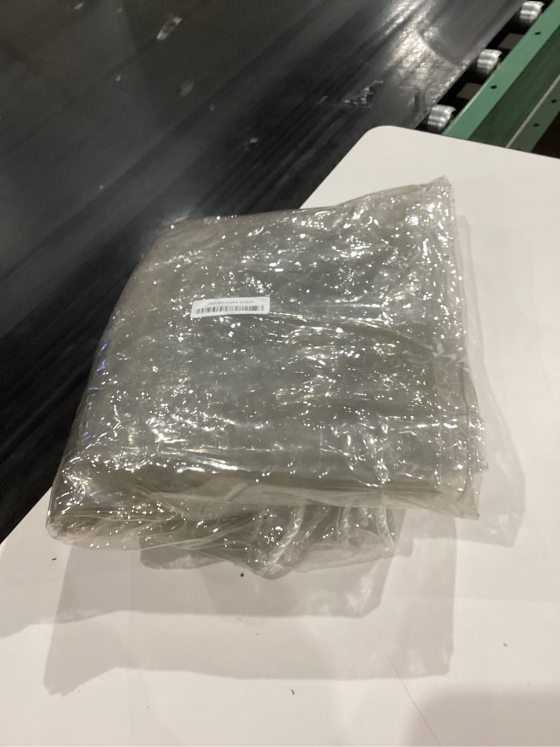 Condition photo showing As Is for 6' x 8' Clear Tarps Heavy Duty Vinyl 14 Mil Thick Tarpaulin, Glass Tarpaulin with Metal Grommets?Protects Against Water, Tear, Cold Weather Resistan for Greenhouse Balcony Garden?6 x 8 ft ? Clear 6' x 8' ?1.8 x 2.4m?