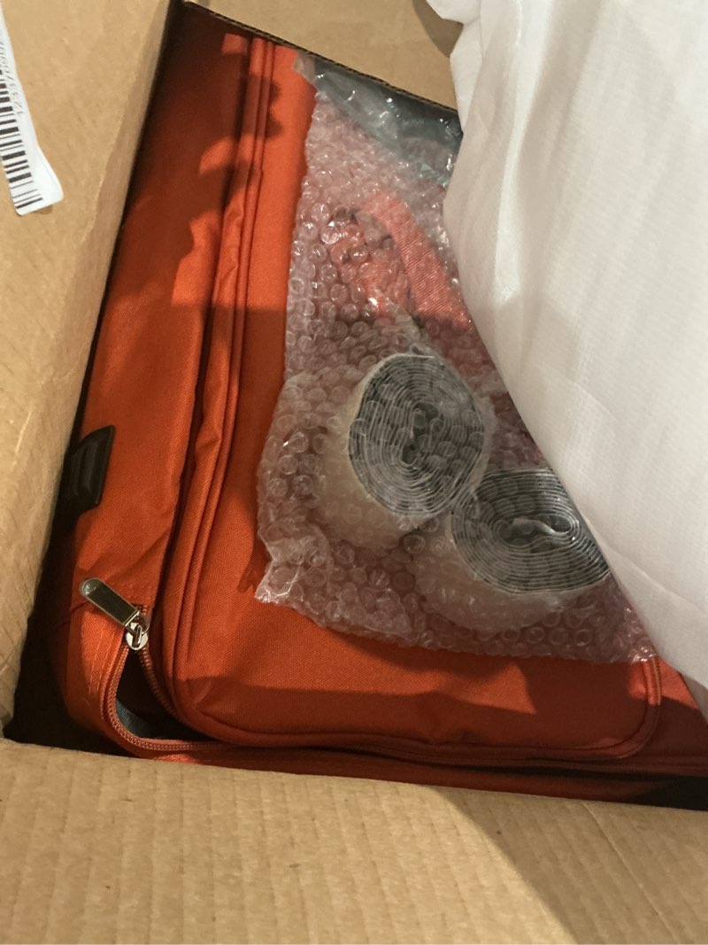 Condition photo showing As Is for Guitar Pedal Board 22" x 12.6" Guitar Pedalboard with Power Supply Bracket, Includes Carry Bag & Mounting Tapes (Orange, GKS-22OR) 22 x 12.6 inches Orange