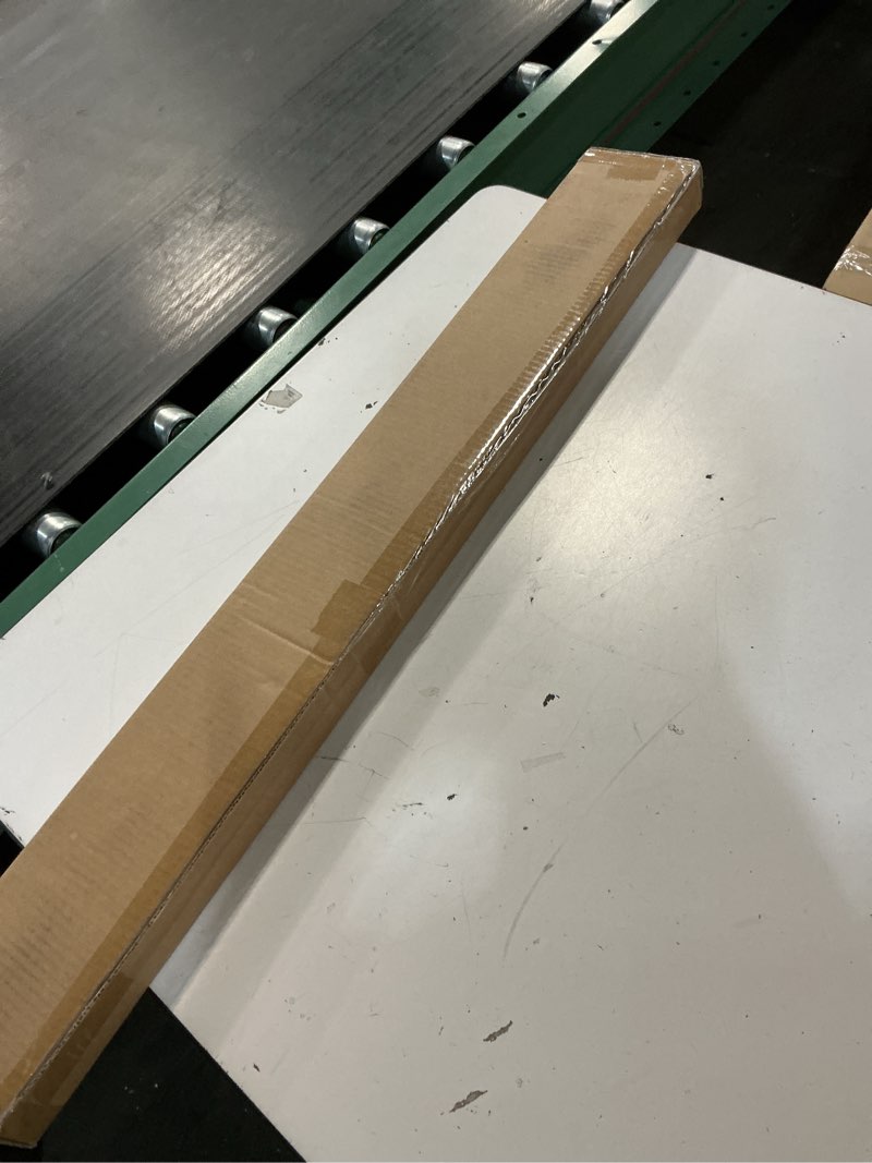 Condition photo showing New/Like New for no drill blinds for windows 1" vinyl l-shaped slats cordless mini blinds for home, for window size 33.5" w × 64" h white white 33.5" w × 64" h