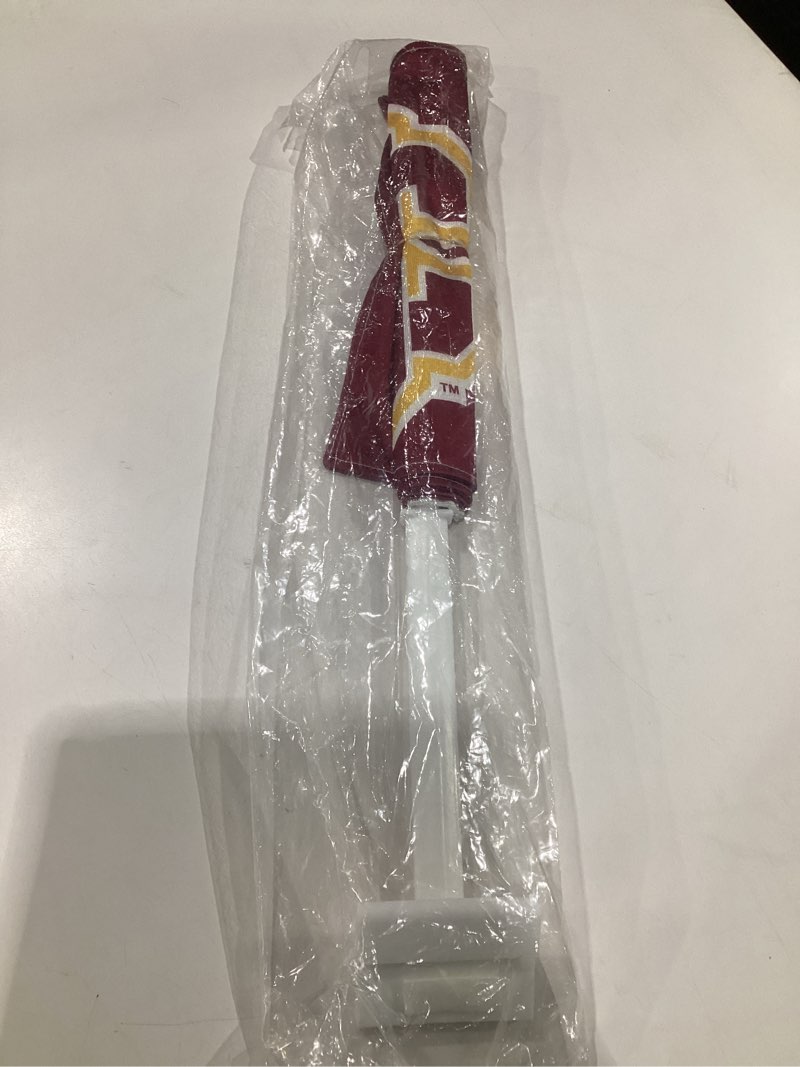 Condition photo showing New/Like New for Rico Industries NCAA Bethune-Cookman Wildcats Primary Double Sided Double Sided Car Flag - 16\" x 19\" - Strong Pole That Hooks onto Car/Truck/Automobile, SIMILAR TO STOCK PHOTOS, RED