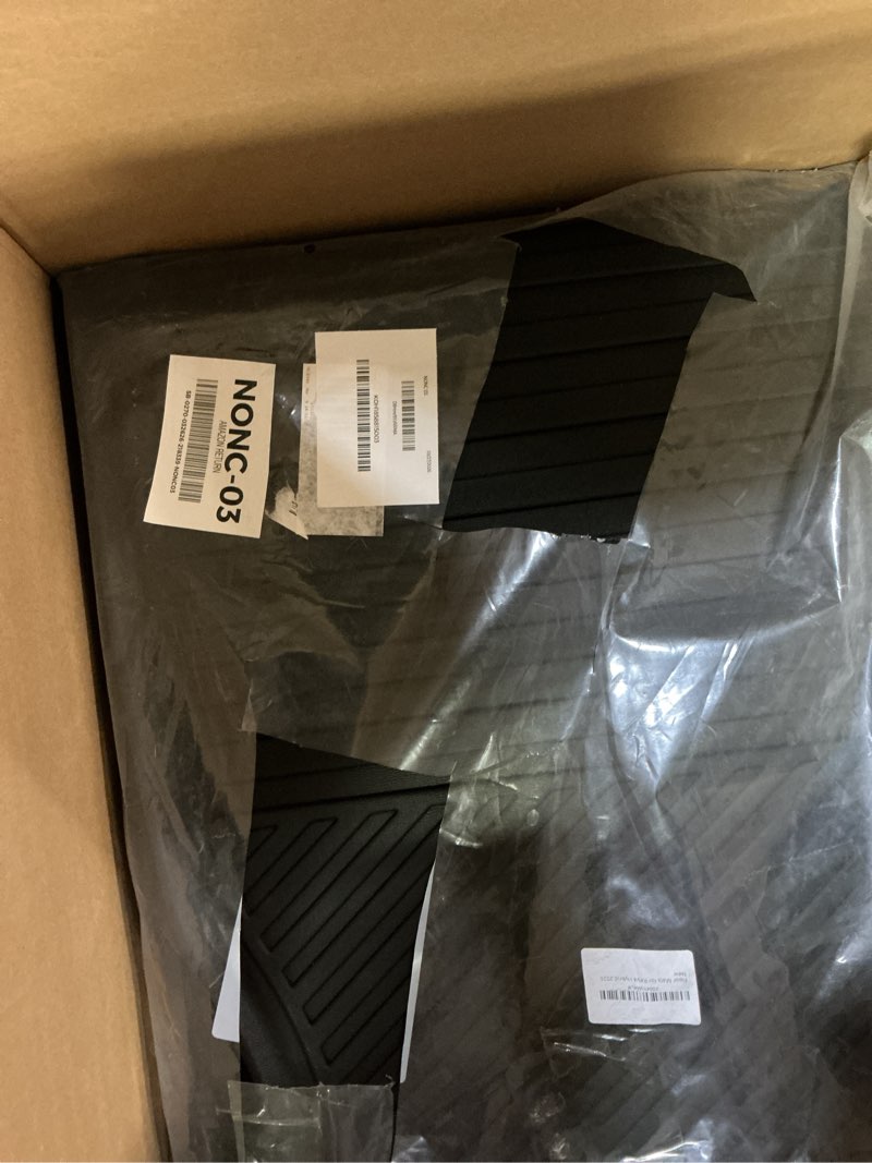 Condition photo showing Good Condition for floor mats custom for toyota rav4 hybrid 2026 (not for limited with subwoofer) trunk mat with backrest mat all weather tpe full set liners cargo protector for rav-4 2026 accessories, black