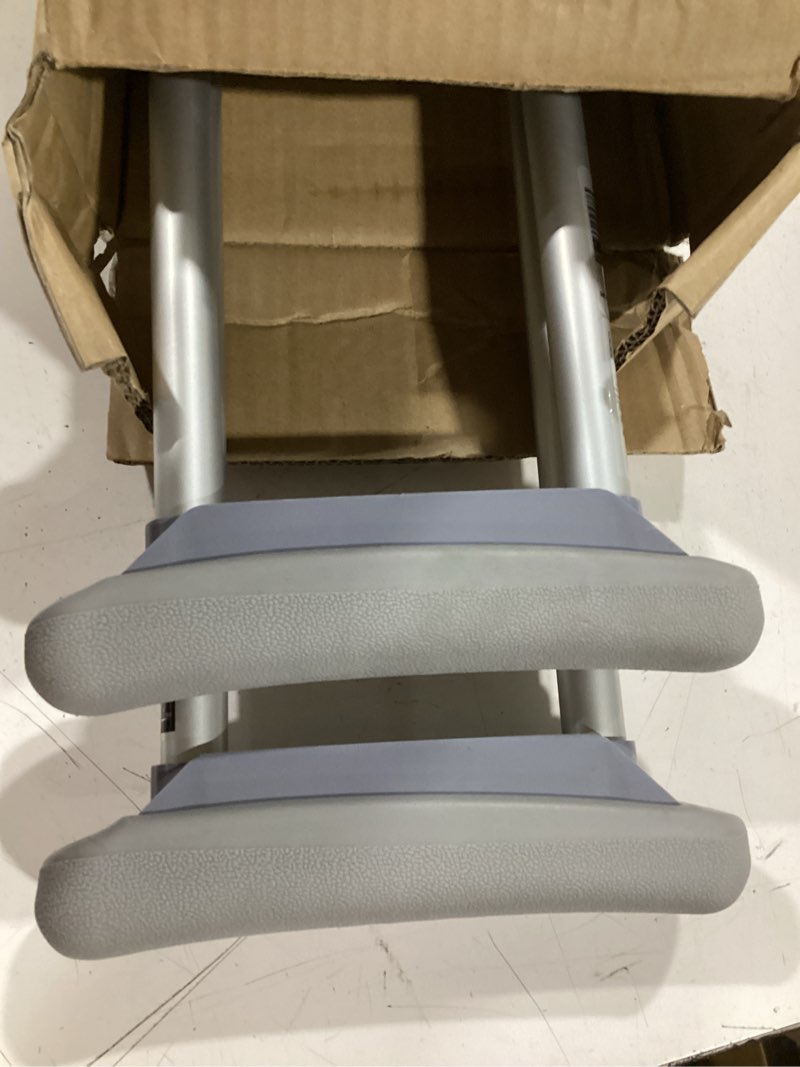 Condition photo showing Good Condition for medline aluminum crutches for kids, adults & seniors, walking aid, 300 lb weight capacity,1 pair, fitting 5'2" - 5'10" medium, 5'2"-5'10"