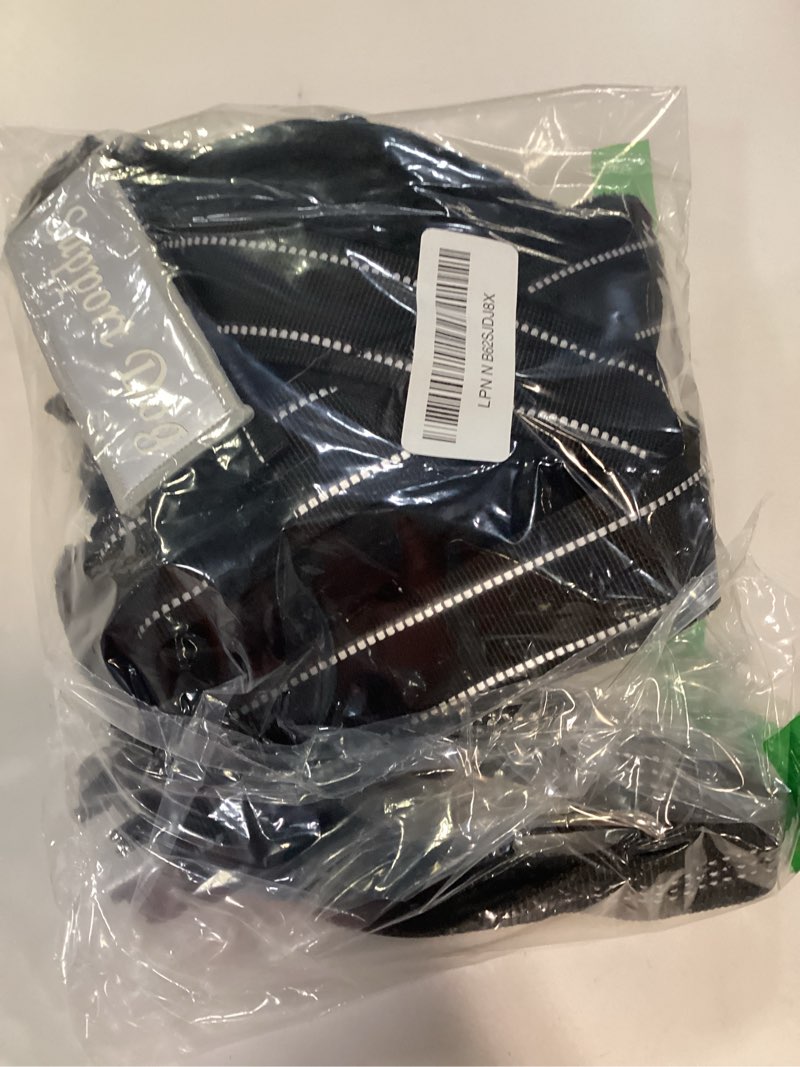 Condition photo showing Good Condition for slowton no pull dog harness - heavy duty dog harness and leash set for medium large dogs, reflective tactical harness with soft padded and front clip for easy walk and training (b, xl) black x-large