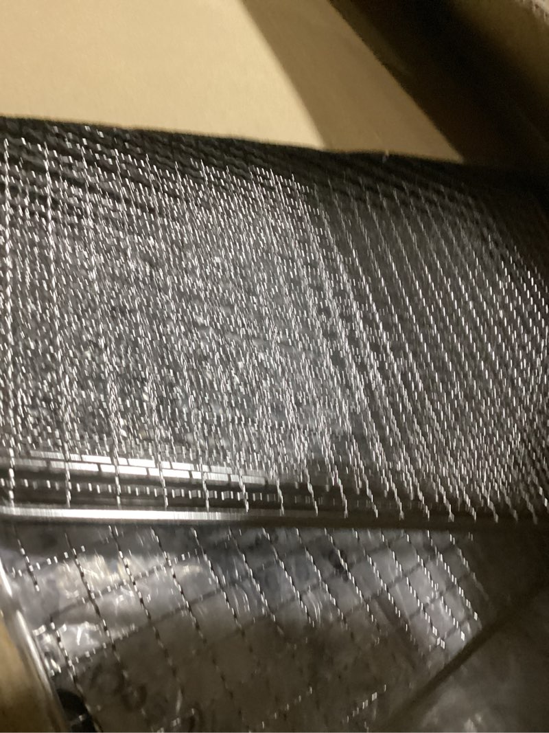 Condition photo showing As Is for cosori food dehydrator for jerky, 10 trays, 16.2ft² drying space, 165°f temperature control, 48h timer, 1000w dehydrator machine, stainless steel, for herbs, fruit, meat, and yogurt, silver silver 10 trays 10 trays dehydrator machine