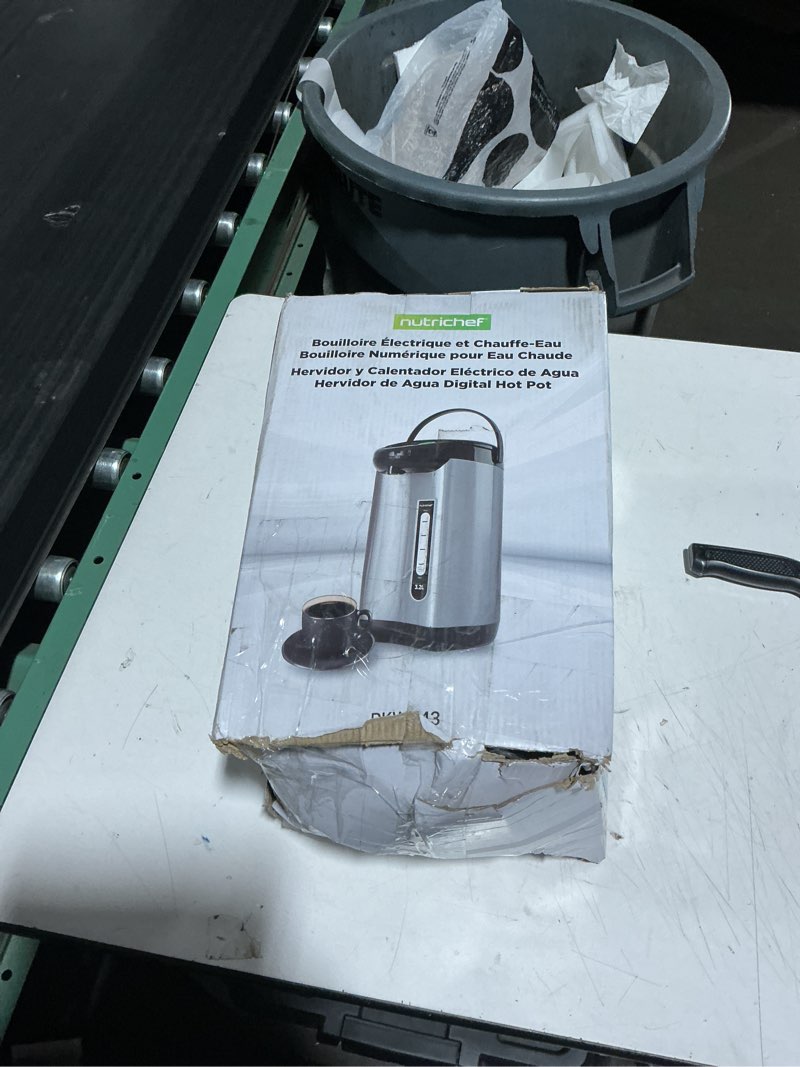 Condition photo showing Good Condition for nutrichef hot water urn pot insulated stainless steel,auto & manual dispense,auto boiler,safety lock