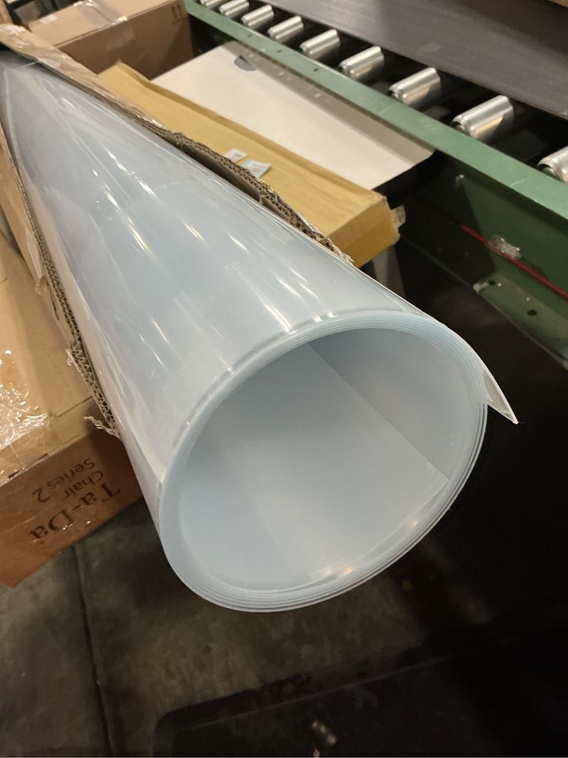 Condition photo showing Good Condition for 48 x 96 inch extra large thin 1/25 inch pvc plexiglass sheets roll, transparent clear flexible plastic sheet for craft, picture frames, sign blank, diy display project, protective barriers