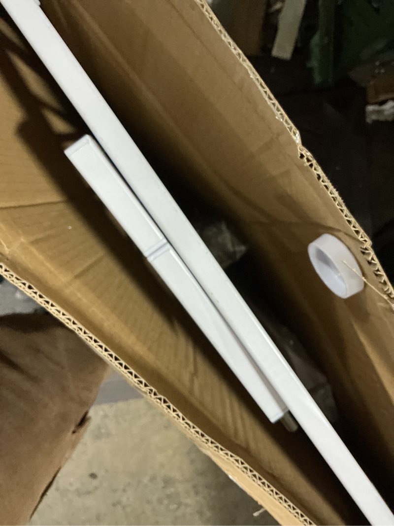 Condition photo showing Good Condition for baby gate no drilling, 29"-40" auto close dog gate indoor for doorways & stairs, pressure mounted adjustable pet gate, easy walk through child gate for children & pets stroller friendly, white