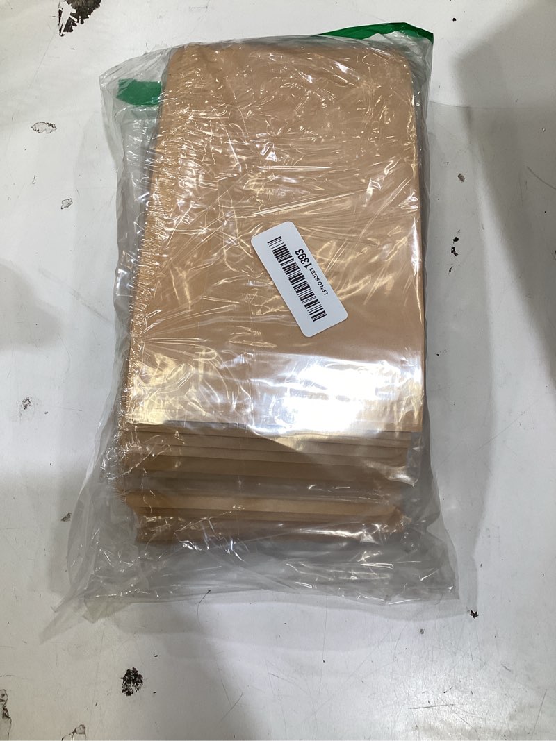 Condition photo showing New/Like New for kingrol 150 count 5.9 x 8.6 inch kraft paper bags with resealable lock seal zipper &transparent window, stand up food bags