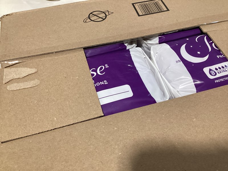 Condition photo showing Good Condition for poise overnight incontinence & postpartum pads for bladder leaks, 8 drop extra coverage, 96 count, packaging may vary