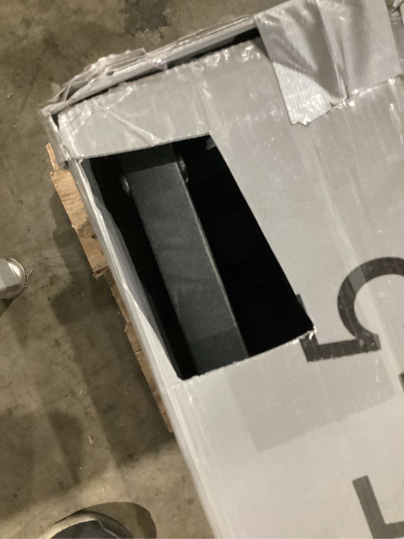 Condition photo showing As Is for SHOANED King Size Box Springs - 5 Inch Low Profile Mattress Foundation No Noise Heavy Duty Metal Basics Bed Base with Clean Fabric Cover, Easy Assembly 5 Inch King