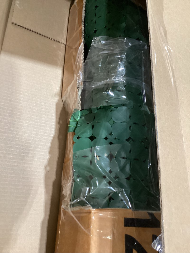 royal shade 3' x 12' artificial ivy privacy fence & backdrop wall, sturdy backed faux leaves hedges 