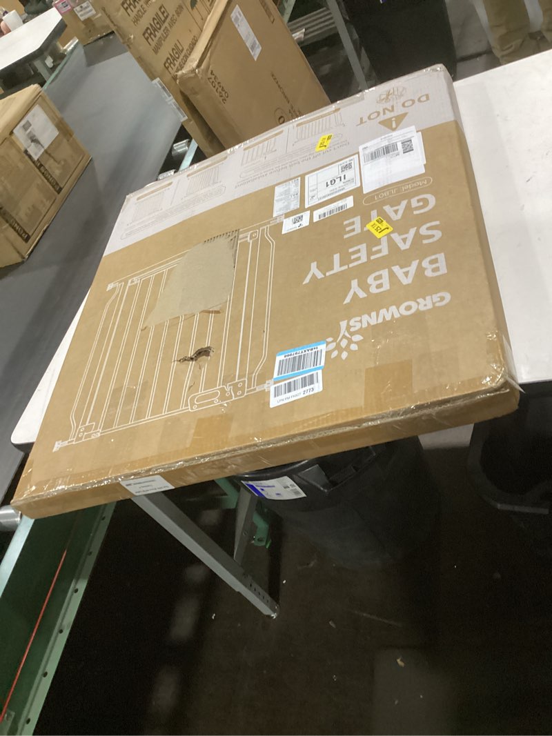 Condition photo showing Good Condition for Mom's Choice-GROWNSY Baby Gate for Stairs, 29.5"-48.4" Pressure Mounted Baby Gate for Top of Stair&D