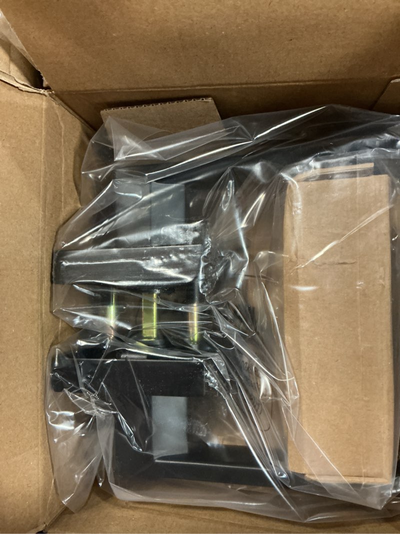 Condition photo showing Good Condition for plustool 6 pack matte black door handles, passage door levers for hallway & closet, interior keyless door knobs heavy duty square non-locking handlesets, reversible for left & right sided doors matte black passage(no lock) 6