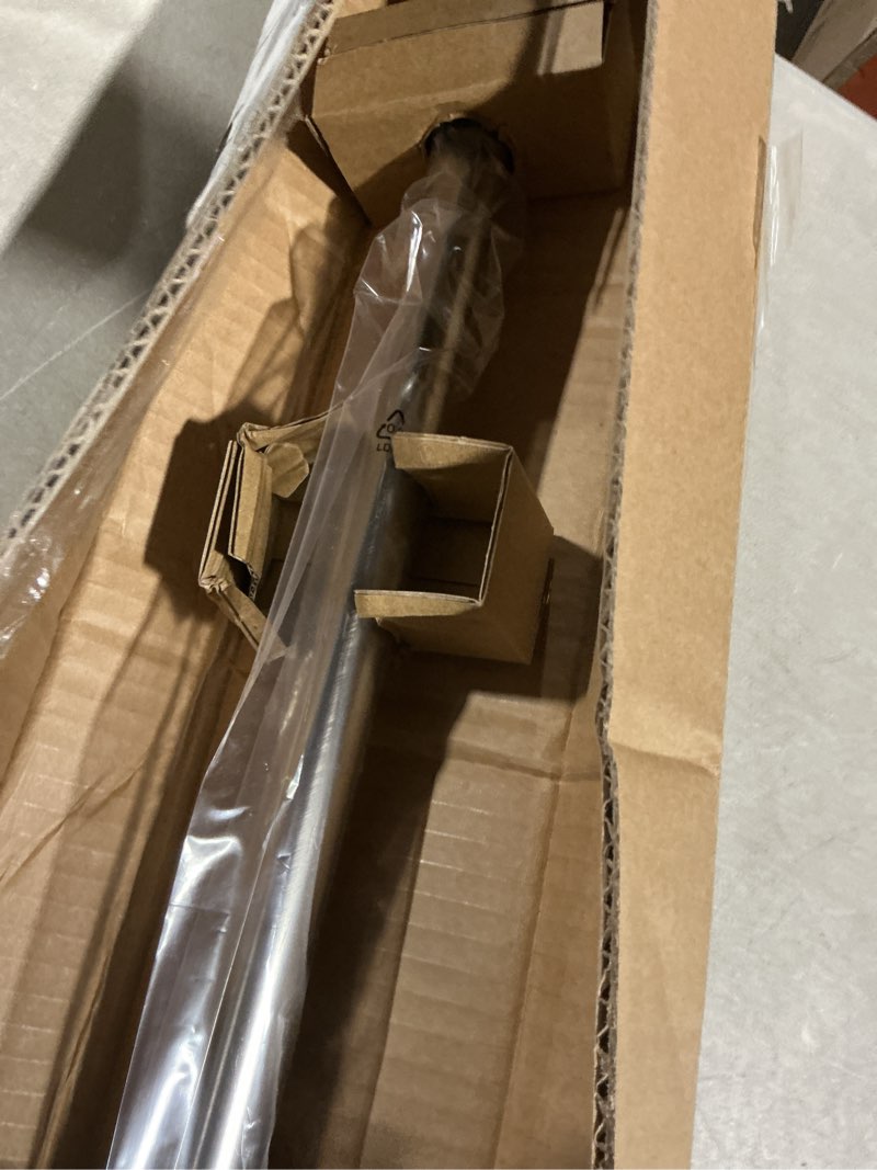 Condition photo showing Good Condition for amazon basics easy install shower curtain tension rod, adjustable length, 42-73 inches, nickel nickel 42-73" indoor