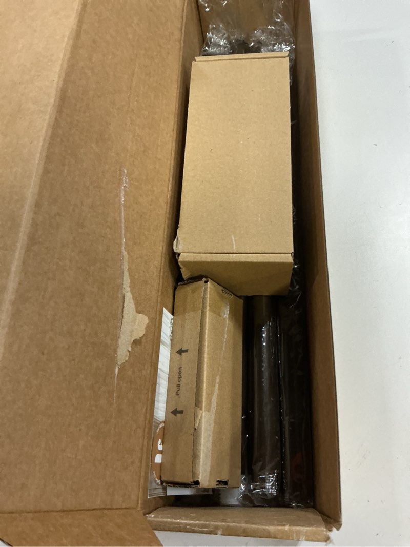 Condition photo showing Good Condition for bronze curtain rod 32 to 58 inches (2.6 to 4.8 ft), usfook 7/8 inch telescoping splicing curtain rods for windows 20 to 54 inch, drapery rods with leaf finials bronze 32-58"
