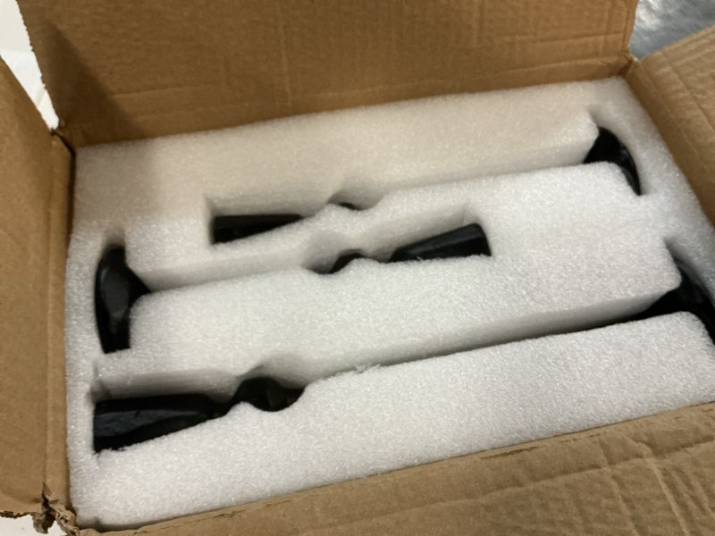 Condition photo showing Good Condition for set of 3 antique black taper candle holders cast iron candlestick holder for table centerpieces wedding holiday decor vintage decorative candelabra style candle stick stand bkzt05-3a