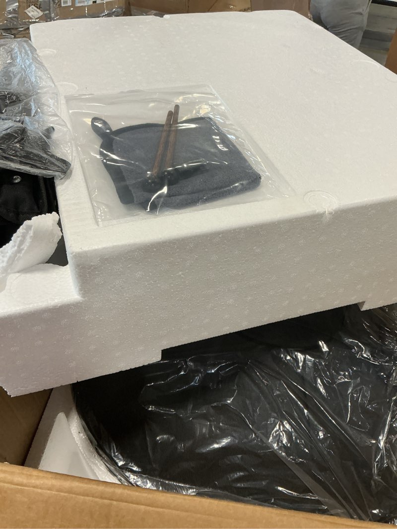 Condition photo showing New/Like New for Handpan Drum 22 Inches D Minor Kurd, 432Hz 10 Notes Hand Drum Instrument, Premium Steel Drum, Handpan Instrument for Adults (Gold) 22inch Gold