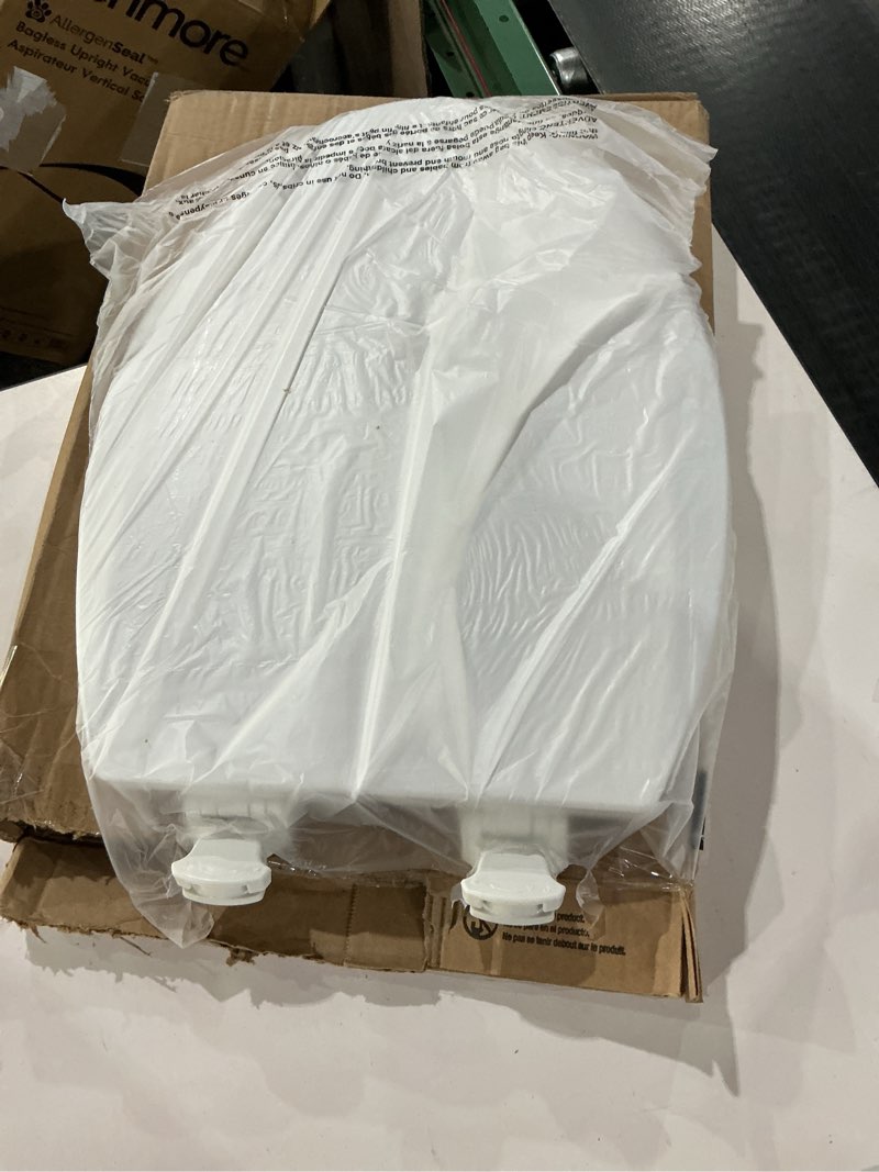 Condition photo showing New/Like New for Bemis 1500EC 390 Lift-Off Wood Elongated Toilet Seat, Cotton White (Pack of 1)