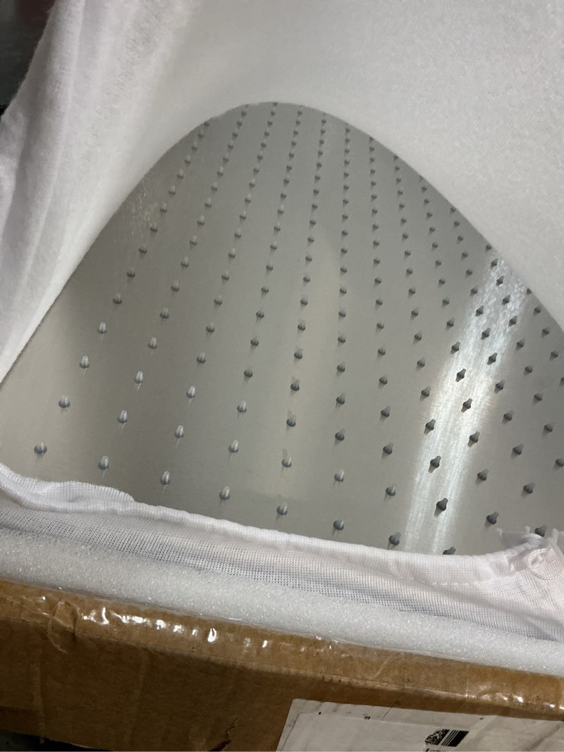 Condition photo showing Good Condition for 16"x32" rainfall shower head large rainfall high pressure full body cover bath showerhead,ceiling mounted brushed nickel