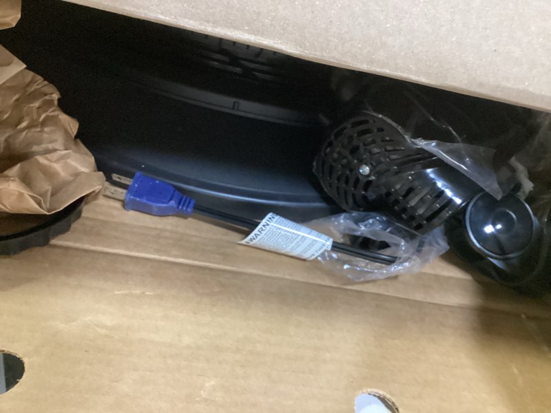 Condition photo showing Good Condition for Lasko Pedestal Fan, Oscillating Fan for Bedroom with Adjustable Height and 3 Cooling Speeds, Portable, 18", Black, 1827