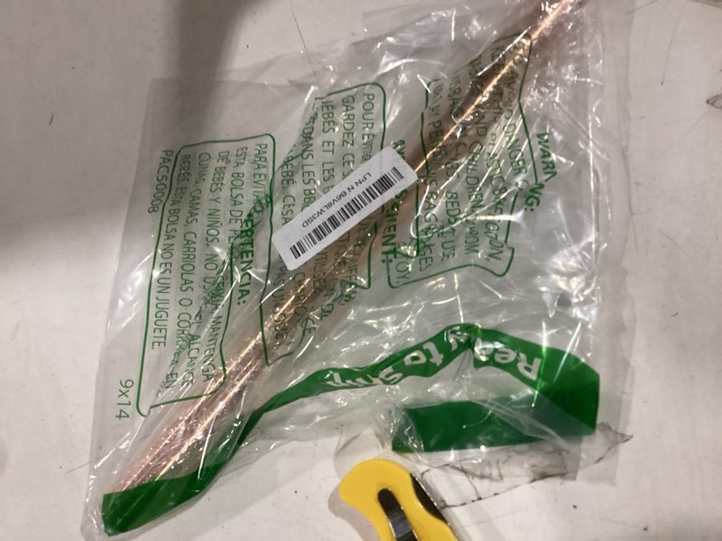 Condition photo showing Good Condition for uxcell copper sheet roll 3500mm x 300mm x 0.02mm, 99.9% pure copper strip copper flashing metal foil plate for electricity diy projects (multiple sizes)
