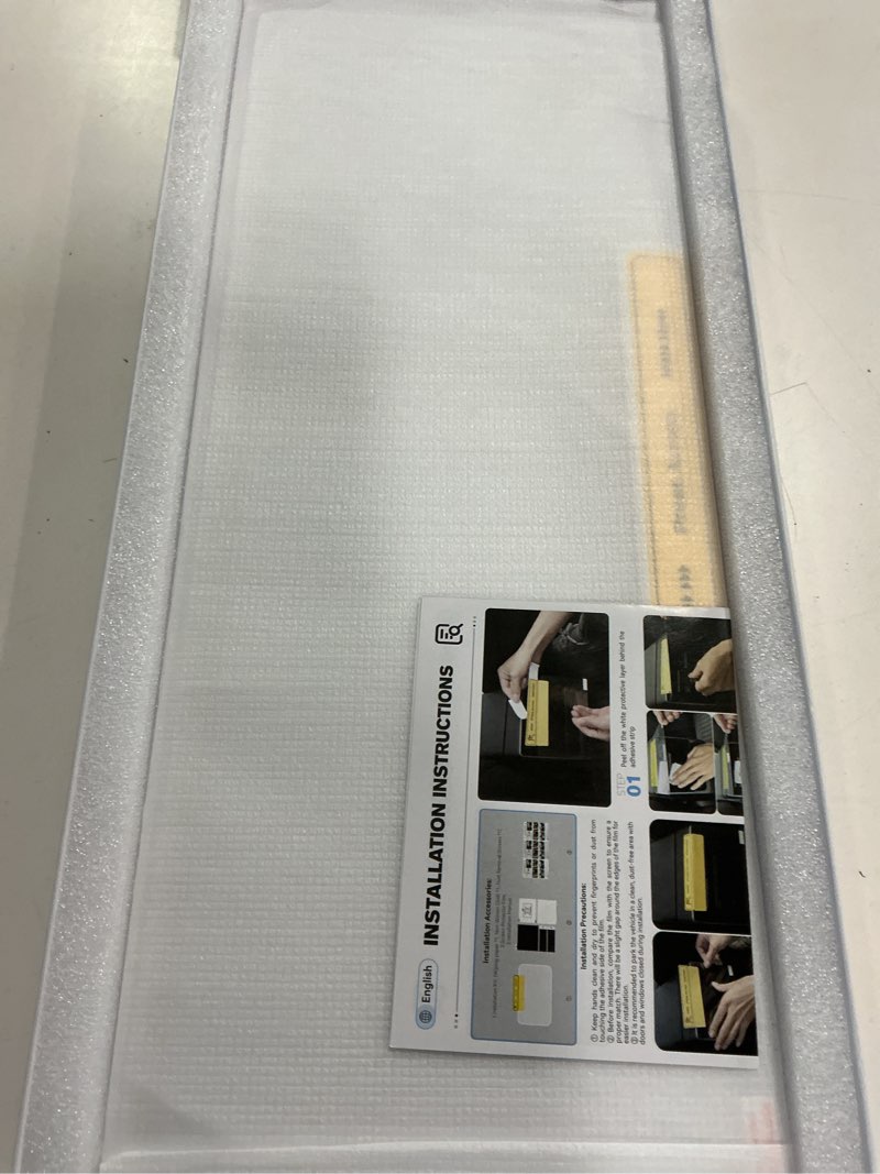 Condition photo showing Good Condition for For 2024 2025 2026 Chevrolet Equinox EV Screen Protector - 17.7 Inch 9H HD Tempered Glass - Chevy Equinox EV (LT, RS) Touchscreen Accessories Equinox EV 17.7 Inch HD Tempered Glass