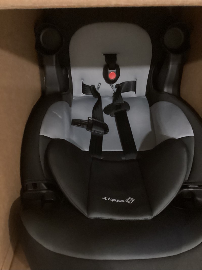 Condition photo showing As Is for Safety 1st Grand 2-in-1 Booster Car Seat, Converts from High Back to Belt-Positioning Booster, High Back Seat for Kids 40-65 Pounds, and Belt-Positioning 40-100 Pounds, Black Sparrow