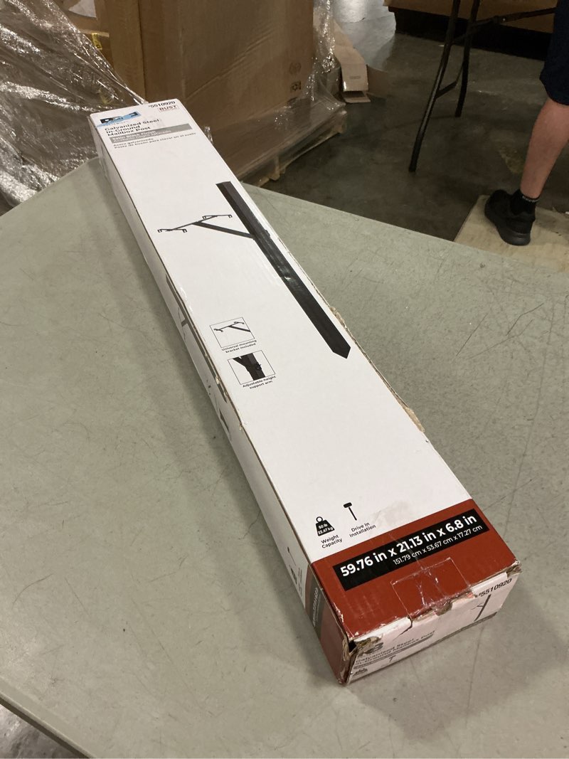 Condition photo showing New/Like New for reliabilt black steel mount mailbox post