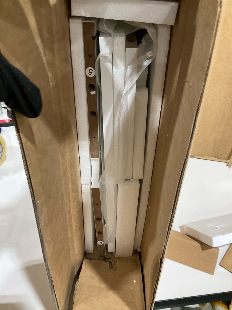 Condition photo showing Good Condition for choochoo bathroom wall mirror cabinet, medicine cabinet with single door and adjustable shelf, over the toilet space saver storage cabinet, white white 6.3"d x 21.6"w x 24.0"h