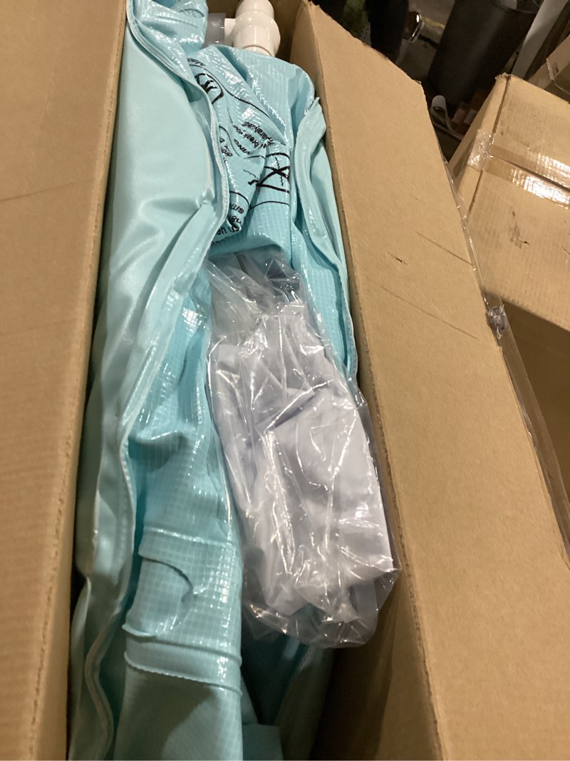 Condition photo showing As Is for Portable Bathtub with Cover, Folding Spa BathTub for Adults, 31" Freestanding Soaking Tub Non-Inflatable Ice Bath Tub, Thickened Thermal Foam to Keep Temperature